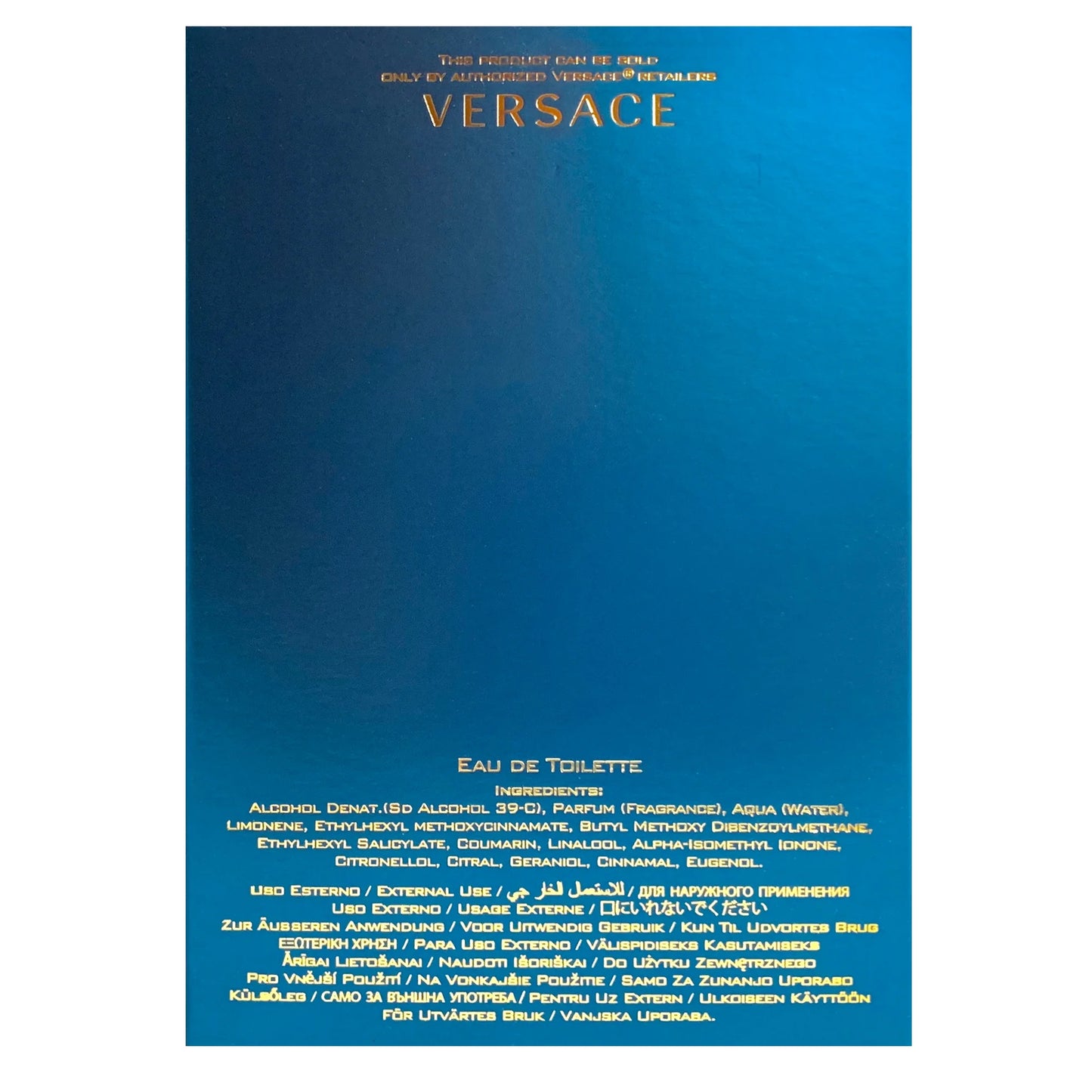 Versace Eros for Men 3.4 oz Eau de Toilette Spray